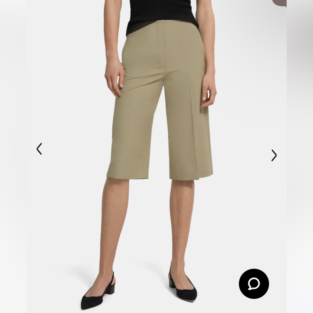 Theory Wide Leg Culotte pants